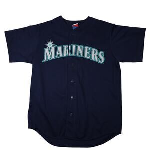Vintage Majestics Seattle Mariners #3 Alex Rodriguez Baseball Jersey
